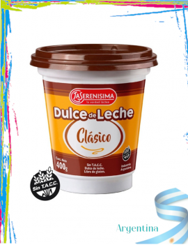 Dulce de leche argentino, la serenisima clásico